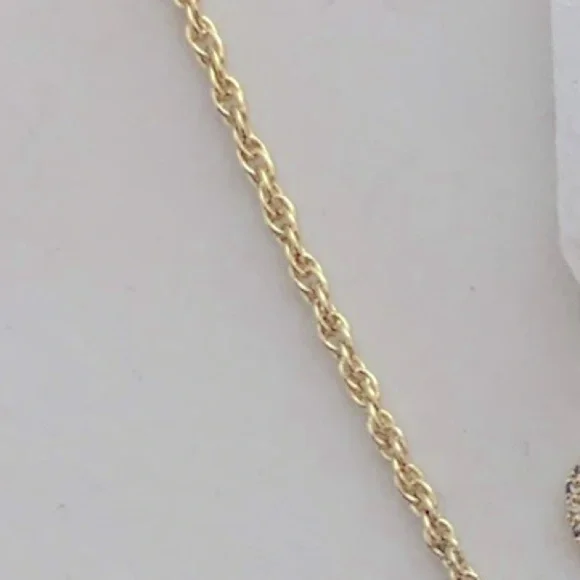 14k Gold Plated Jewelry Set with Heart Design - Picture 4 of 5